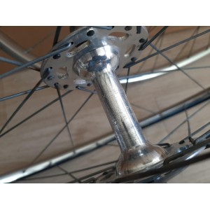 2 Roues SAMIR SAMINOX ACIER 700C EXCELTO super compétition randonneuse 122.6mm PEUGEOT RO25