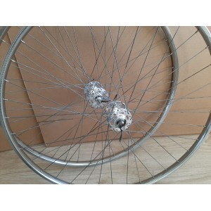 2-wheel Samir Saminox steel 700C Excelto super competition touring bicycle 122.6mm