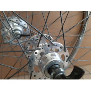 2-wheel Samir Saminox steel 700C Excelto super competition touring bicycle 122.6mm