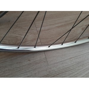 2 Roues SAMIR SAMINOX ACIER 700C EXCELTO super compétition randonneuse 122.6mm PEUGEOT RO25