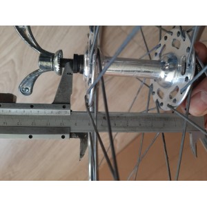 2 Roues SAMIR SAMINOX ACIER 700C EXCELTO super compétition randonneuse 122.6mm PEUGEOT RO25