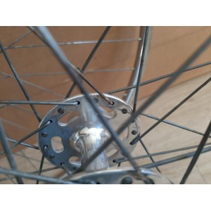 2 Roues SAMIR SAMINOX ACIER 700C EXCELTO super compétition randonneuse 122.6mm PEUGEOT RO25