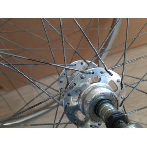 2 Roues SAMIR SAMINOX ACIER 700C EXCELTO super compétition randonneuse 122.6mm PEUGEOT RO25
