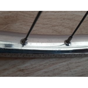 Profil de la jante en acier RIGIDA Chrolux pour pneu à tringle