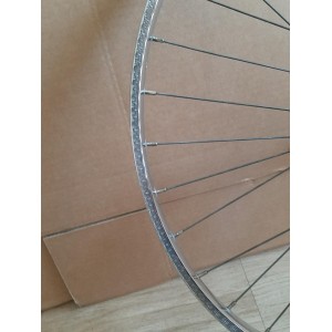 RIGIDA CHROLUX 650B steel front wheel ATOM hub touring bicycle 1978 RO26