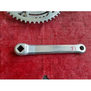 Pédalier vélo ancien NERVAR triple plateaux 32-42-52 170 14x1.25 PD6