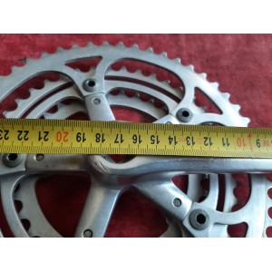 Pédalier vélo ancien NERVAR triple plateaux 32-42-52 170 14x1.25 PD6