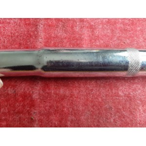 Tija sillín acero cromado 25 mm – medida con calibre