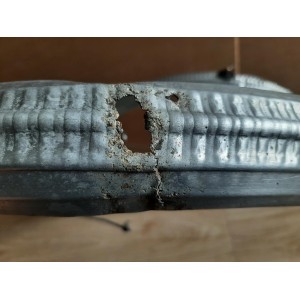 Profilo del parafango posteriore LE NERVUREX, alluminio 58 mm