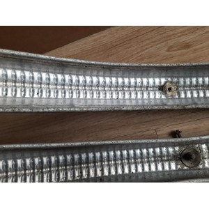 LE NERVUREX 58 mm Aluminium Mudguards for 650B Touring Bicycle