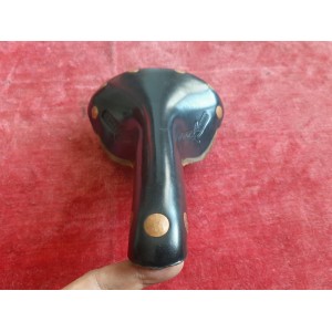 Brooks Swift saddle mounted on a vintage seatpost, Eroica ready