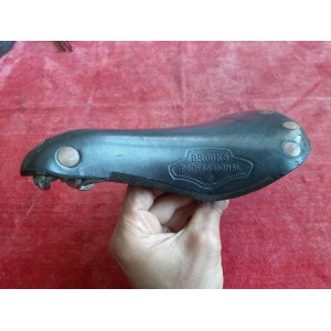 BROOKS PROFESSIONAL S hand-tensioned leather saddle, 495g - vintage bicycle