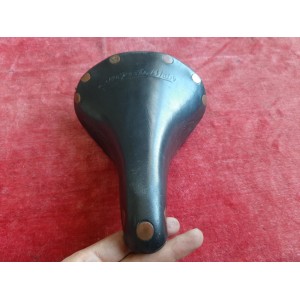 Vue arrière de la selle vintage Brooks Professional S