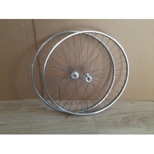 Rigida Superchromix 650A vintage steel wheelset profile