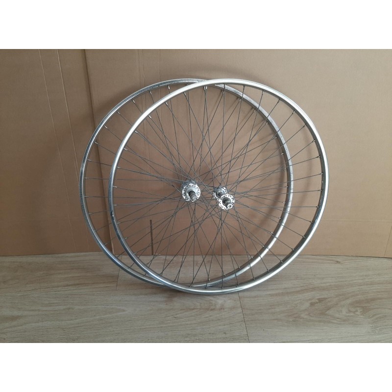 Rigida Superchromix 650A vintage steel wheelset profile