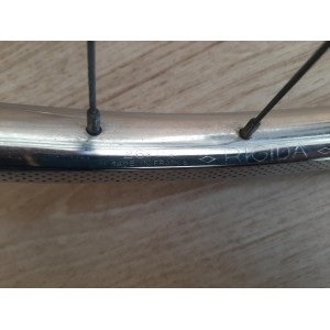 Rigida New Star 590mm steel clincher rim profile close-up