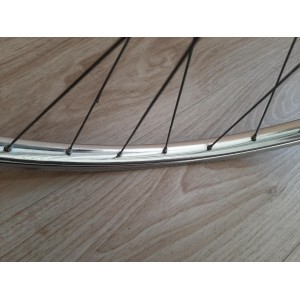 Roue avant AVA 1964 MOYEU ATOM 650B jantes à pneu randonneuse PEUGEOT RO19