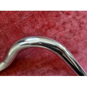 Manubrio a baffo acciaio 480×25,3 mm per bicicletta d'epoca francese