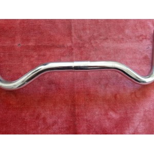 Vista superiore manubrio baffo vintage 25.3 mm