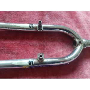 copy of Pinarello 150 mm steel fork for a 700C bicycle frame 26.6mm 715g 25.4 99mm