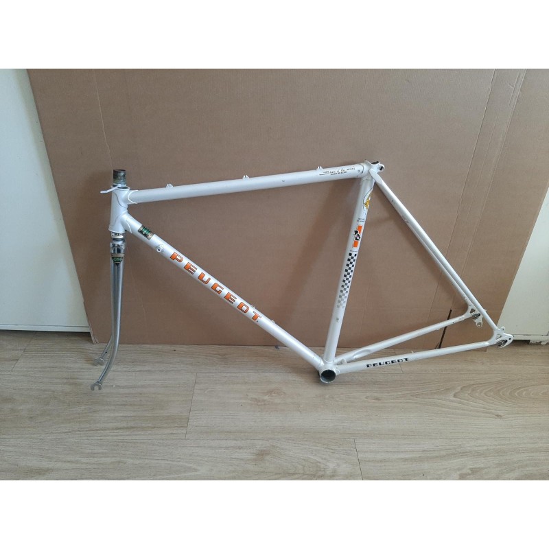 Quadro Peugeot PV10 Reynolds 531 vista lateral de perfil
