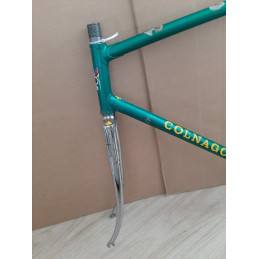 Particolare della scatola del movimento centrale telaio Colnago Super