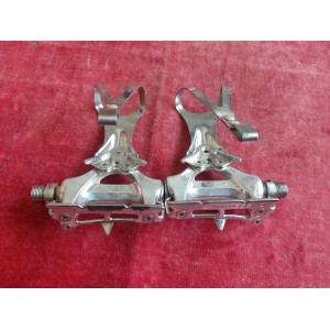 Pedaleiro vintage Shimano Dura-Ace 42-52 dentes em duralumínio anodizado