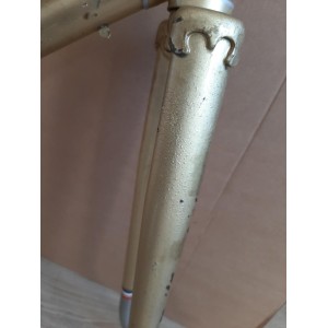 Liberia vintage frame lug details and head tube