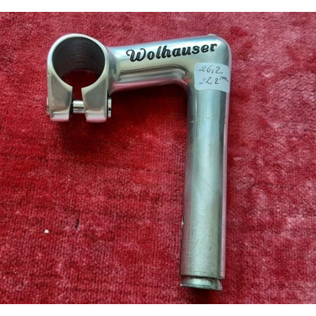 Potence STEM wolhauser 75 mm artisanal vintage bike eroica ·