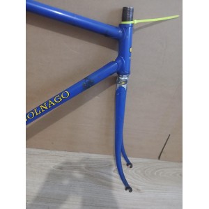 Vista geral do quadro Colnago Super aço Columbus