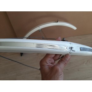Paire de Garde-Boue BLUEMELS CLASSIQUE vélo roue 700 avec tringlerie GB1 - Détail tringlerie