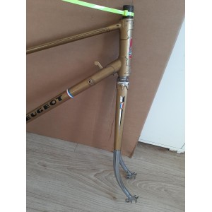 Peugeot ladies touring frame 1978 - detail of paint condition