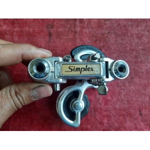 Close-up of Simplex Super LJ SLJ derailleur cage