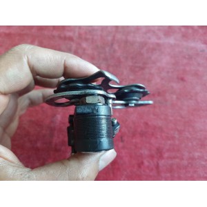 Simplex DAR12 rear derailleur close-up of metal parts