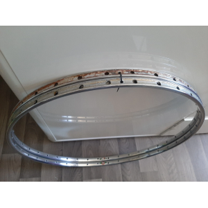 RECORD 700c Schlauchreifenfelge 36L Profil Seitenansicht Aluminium