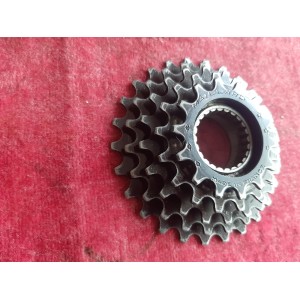 Top view of five steel cogs MAILLARD 14-26 vintage Eroica