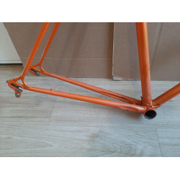 GRESINSKI 58cm frameset head tube and lug detail