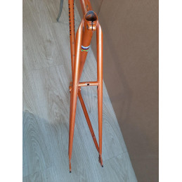 GRESINSKI Reynolds 531 frameset down tube and head tube
