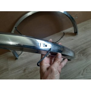 Garde-Boue avant et arrière vélo 5.2 cm pour velo randonneur 650 en bon état D11