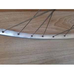 1 Roue avant SUPER CHAMPION 650B VELO RANDONNEUR PELISSIER CLINCHER D121
