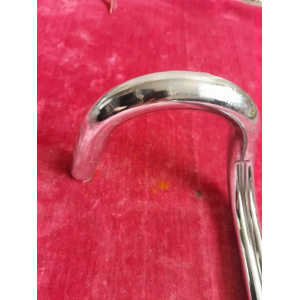 Detalle de curvatura en manillar Eroica 420 mm