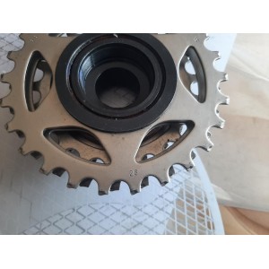 Roue libre SACHS 7V acier vue latérale