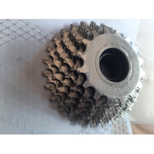 Vue arrière roue libre 7V Sachs Maillard 1991 filetage course