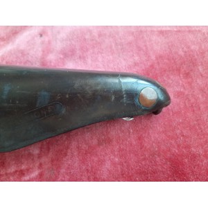 Brooks Professional B78 saddle top view showing leather patina