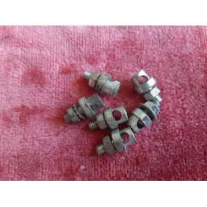 6 Mudguard Stay Bolts and Nuts 4.34 mm D8