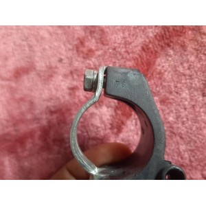 Detalhe do material aço plástico no desviador