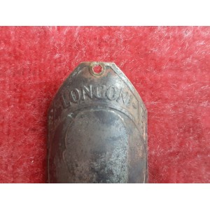 Marquage RANDONNEUR LONGONI sur plaque de vélo de tourisme