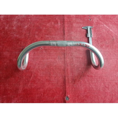 Guidon Cinelli Italia 26,2-380 mm ancien vélo course - vue de face