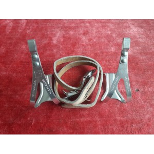 Calapiés CHRISTOPHE STC de aluminio, bicicleta de carreras antigua, Eroica D4