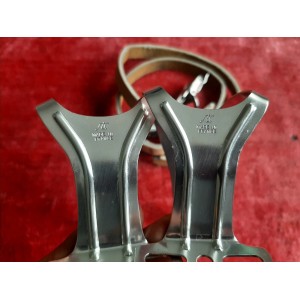 Cales Pieds CHRISTOPHE STC en Aluminium vélo de COURSE ancien vélo Eroica CAP2